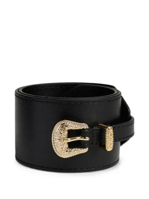 MOMONÌ Taos leather belt Black 265MMOBT007265MO53