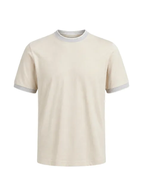 Fradi contrast-trim T-shirt Neutrals T70K261CN8560153