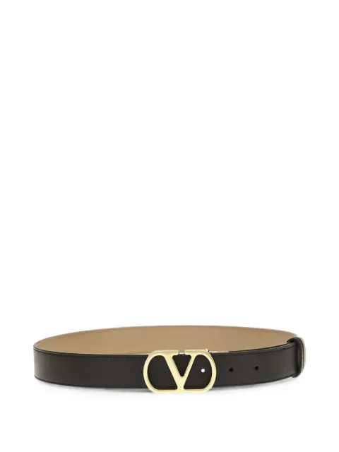 Valentino Garavani VLogo Signature reversible belt Black 9W2T0SQ3ZDMFKF