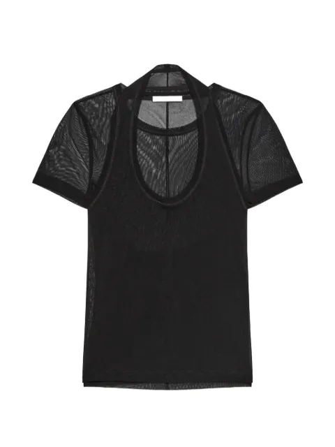 Helmut Lang layered T-shirt Black Q02HW511