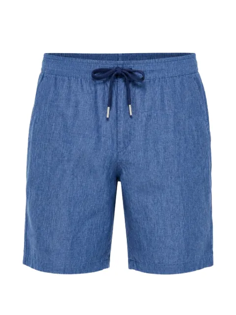 PATRICK ASSARAF drawstring linen deck shorts Blue P5303G41Z
