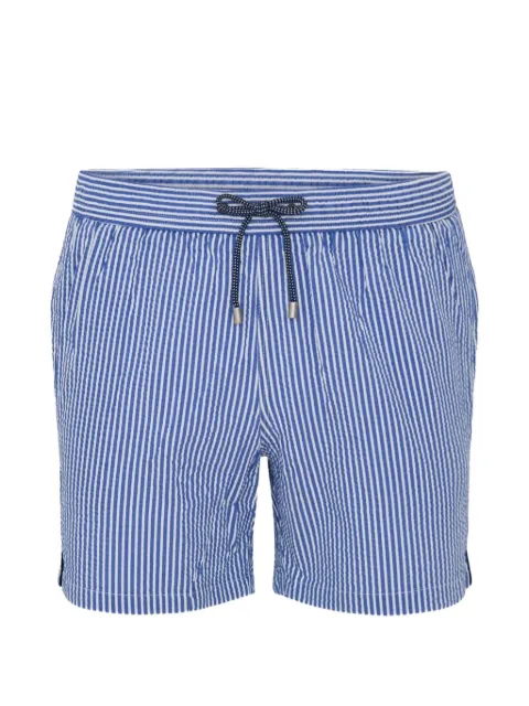 PATRICK ASSARAF striped drawstring swim shorts Blue P5111G16B483