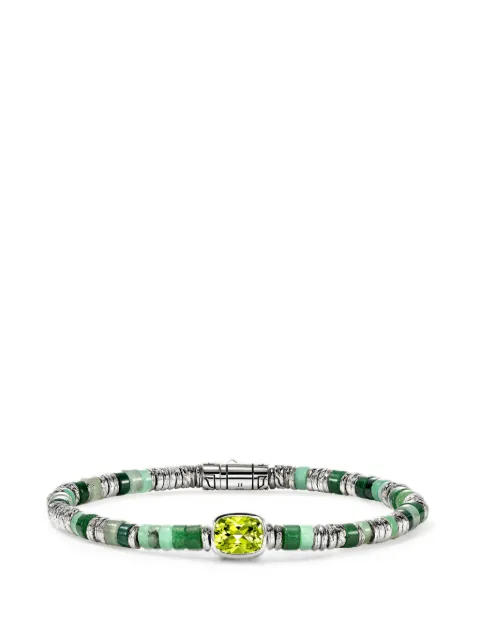 John Hardy Heishi multi-stone bracelet Silver BUS290201PEMHGQ