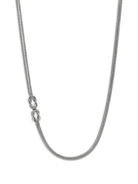 John Hardy Infinite Love Knot necklace Silver NB97324
