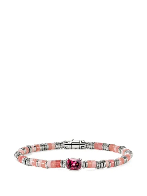 John Hardy Heishi multi-stone bracelet Silver BUS290201RHRCSPO