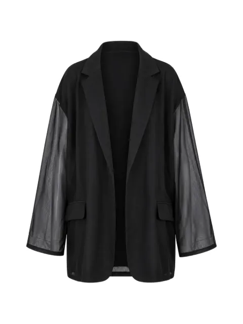COG THE BIG SMOKE Jubilee sheer-sleeve jacket Black 148022351001199