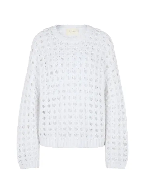 Juvia Mirja open-knit sweatshirt White 86026233