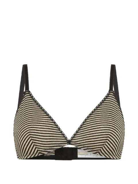 MOMONÌ Amethist striped bra Black 265MMOUN001265MO46