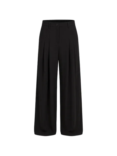 Cambio Eleven pleated trousers Black 6052X24300
