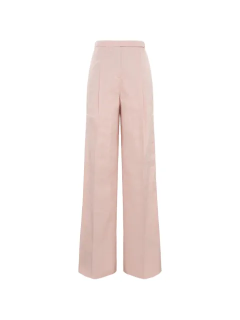 Dorothee Schumacher pleated wide-leg trousers Pink 540103