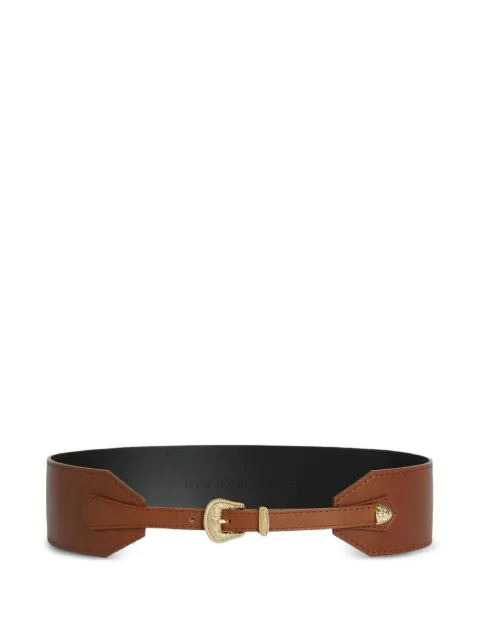 MOMONÌ Taos leather belt Brown 265MMOBT007265MO53