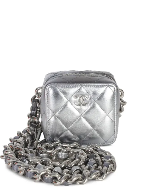 CHANEL Pre-Owned 2021 Coco Punk quilted bag Silver 153777