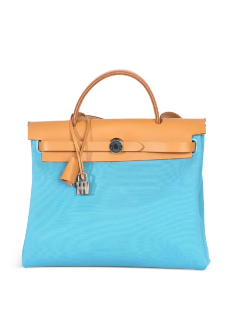 Hermès Pre-Owned 2022 PM 31 Herbag Zip handbag Blue 153726