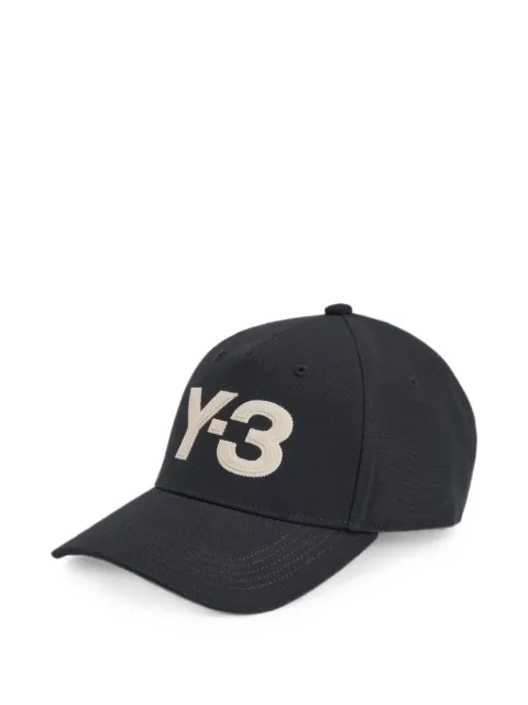 Y-3 logo-patch baseball cap Black KW9698