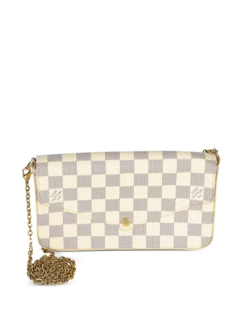 Louis Vuitton Pre-Owned 2021-2025 Felicie Damier Azur bag Neutrals 153654