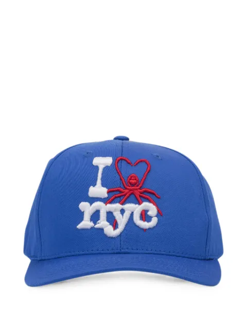 SP5DER I Love NYC-embroidered baseball cap Blue SP5DER449