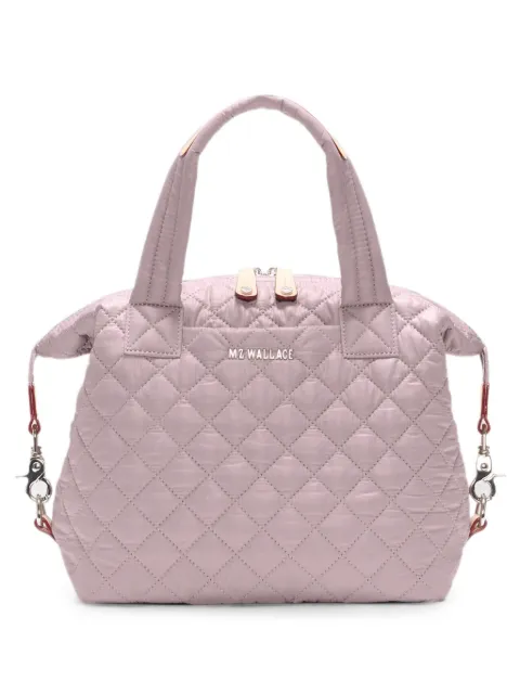 Mz Wallace small Sutton Deluxe quilted tote bag Pink 1966X2393