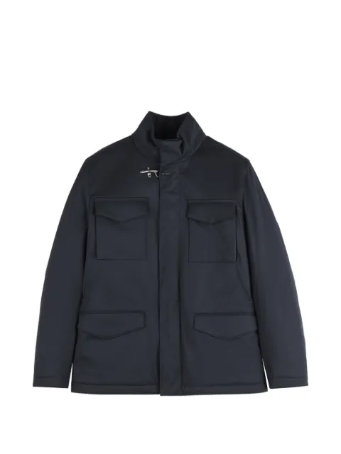 Fay hook-fastening field jacket Blue NAM1953057SYNJ