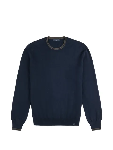 Fay crew-neck sweater Blue NMMC1532230WJF