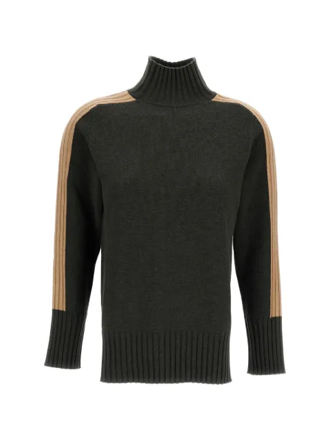 Lorena Antoniazzi colour-block high-neck sweater Green A26124DM50A24722134