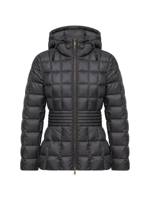Moncler Engoulevent square-quilted hooded jacket Black L20931A000585995N