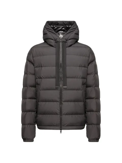 Moncler hooded padded jacket Black L20911A00236597YW