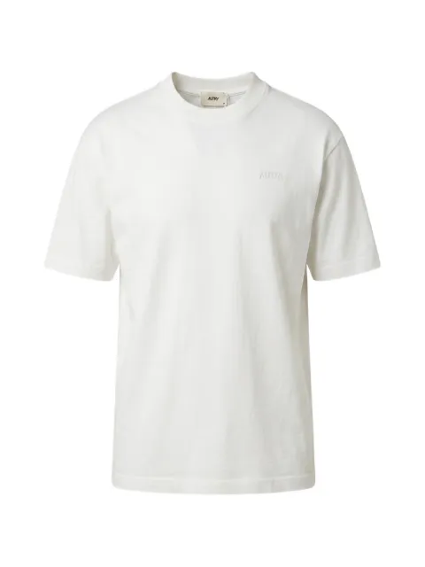 Autry logo-embroidered short-sleeve T-shirt Neutrals TSPX111A