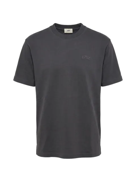 Autry logo-embroidered cotton T-shirt Grey TSPX111L