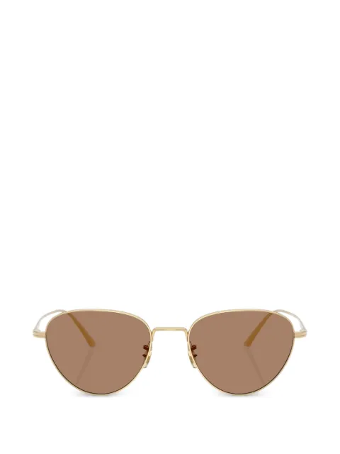 Oliver Peoples 1991C pilot-frame sunglasses Gold OV1357S