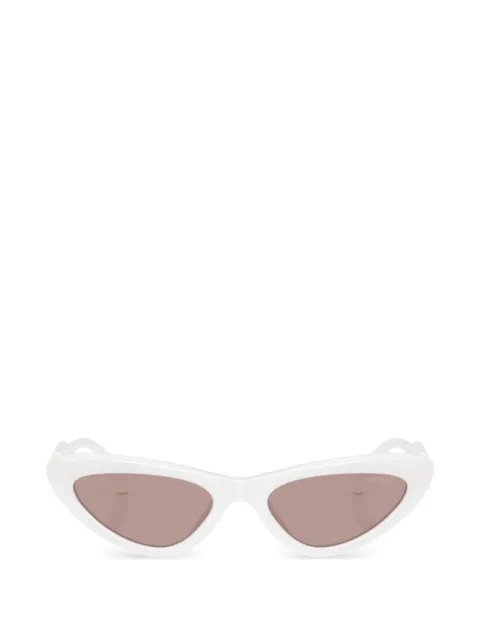 Miu Miu Eyewear cat-eye frame sunglasses White MUB11SU