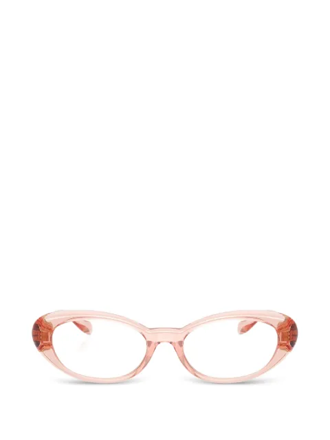 Versace Eyewear oval-frame glasses Pink VE3381U