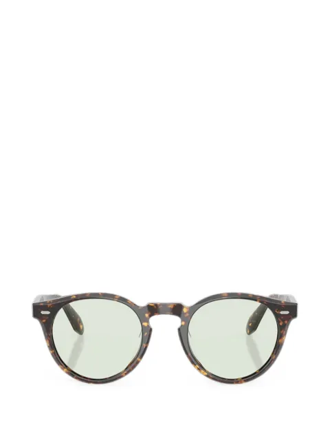 Oliver Peoples N.07 round-frame sunglasses Brown OV5587SU