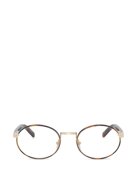 Prada Eyewear round-frame glasses Brown PRB55V