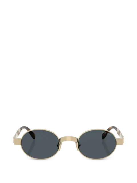Miu Miu Eyewear oval-frame sunglasses Gold MUB51S