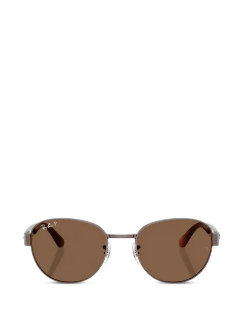 Ray-Ban round-frame sunglasses Brown RB3766CH