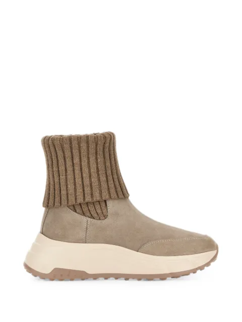 Hogan Hi-Fi ribbed-knit sneakers Neutrals HXW6690FX90HG0C424