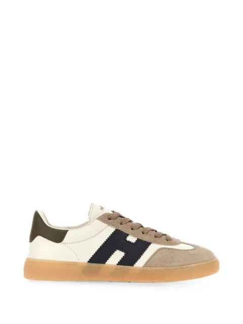 Hogan logo-patch sneakers Neutrals HXM6470FB60UHC