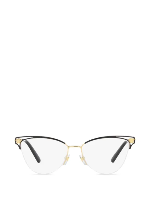 Versace Eyewear Medusa-detail cat-eye glasses Black VE1280