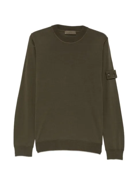 Stone Island 5100074 light pure rws wool_s.i. ghost sweater Green L2S155100074S00FC