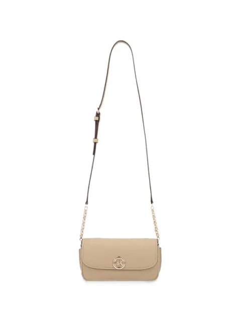 Michael Michael Kors small Nolita logo-plaque leather crossbody bag Neutrals 32S6GY5C5L