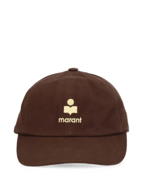 ISABEL MARANT Tomas logo-embroidered baseball cap Brown CQ053XFAD1C05A