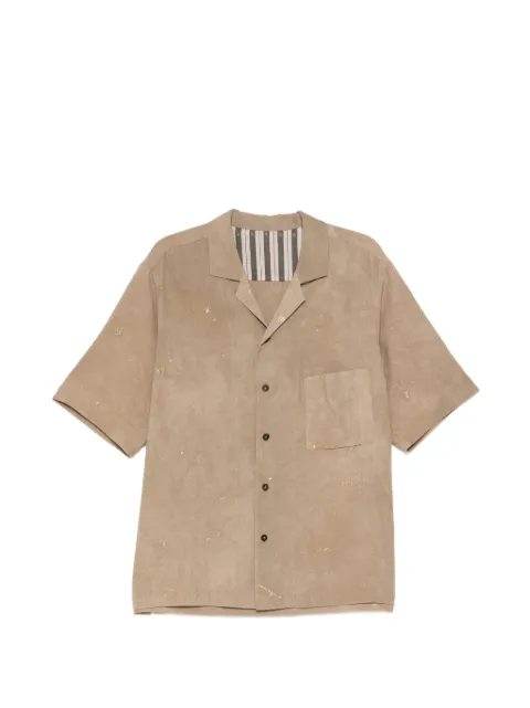Ziggy Chen chest-pocket shirt Neutrals 0M2610742
