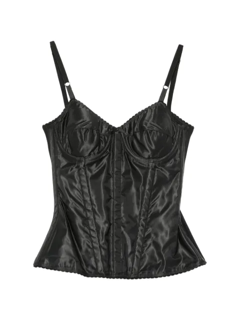Dolce & Gabbana Pre-Owned 2000s corset sleeveless top Black DG480BVO