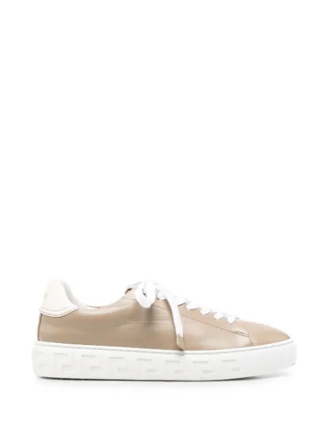 Versace Greca leather sneakers Neutrals 10246531A18384
