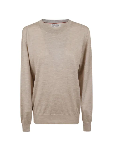 Brunello Cucinelli fine-knit sweater Neutrals M2300100CZI22