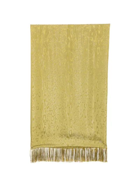 Christian Dior Pre-Owned 2000s fringed scarf Green CD450BVJ
