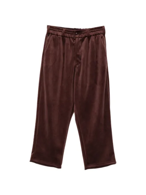 Y-3 velvet drawstring track pants Red KT9766