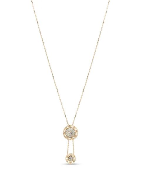 Officina Bernardi Senzatempo Essence diamond necklace Gold SENZATEMPOESSENCECOLLANAINOROGIALLO18KTEDIAMANTIBIANCHI1
