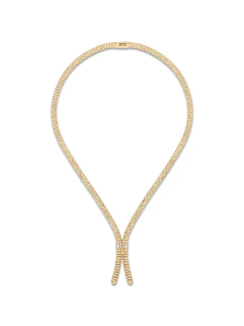 Officina Bernardi Enigma Y diamond necklace Gold ENIGMASCOLLANATINOROGIALLO18KTEDIAMANTIBIANCHI