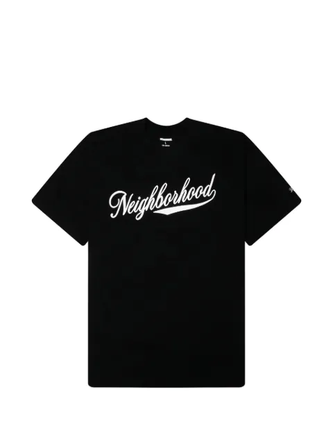 Neighborhood logo-print T-shirt Black 252PCNHST02BLK